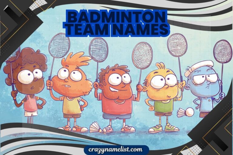 badminton team names