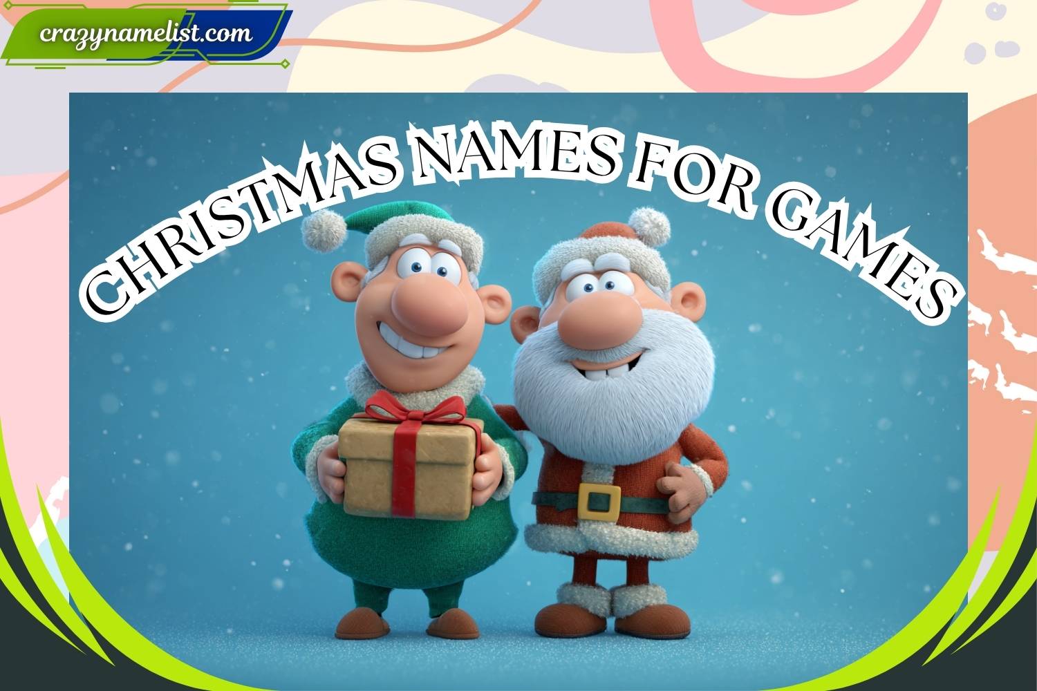 christmas names for games