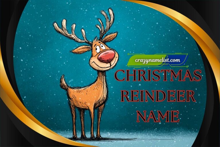 christmas reindeer name