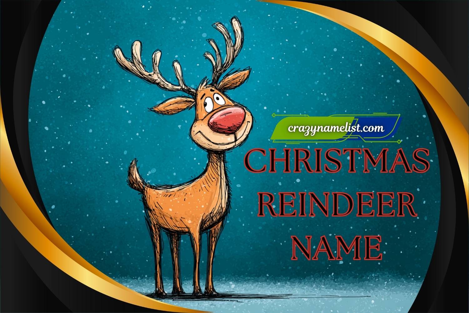 christmas reindeer name