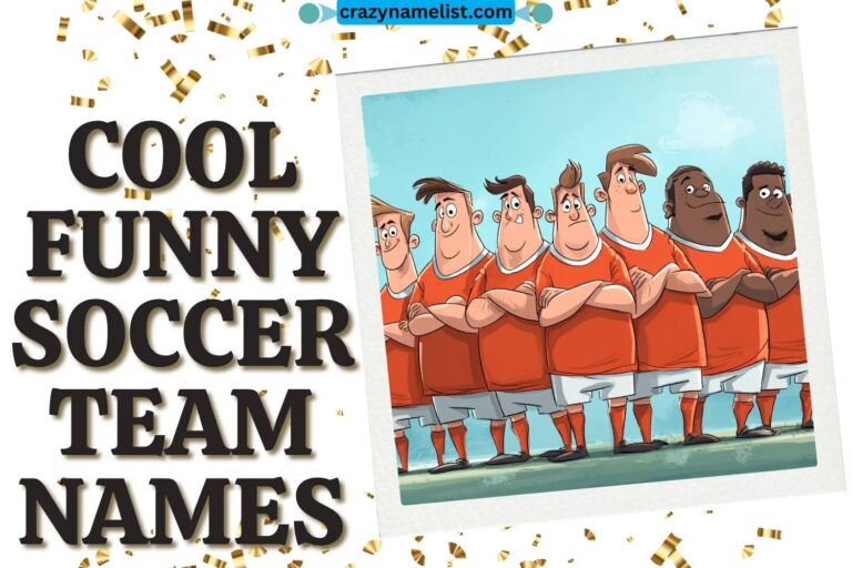 cool funny soccer team names