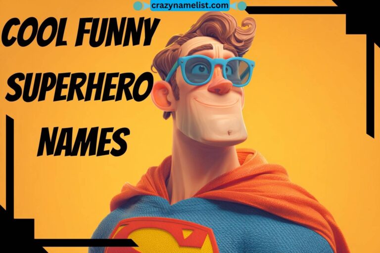 cool funny superhero names