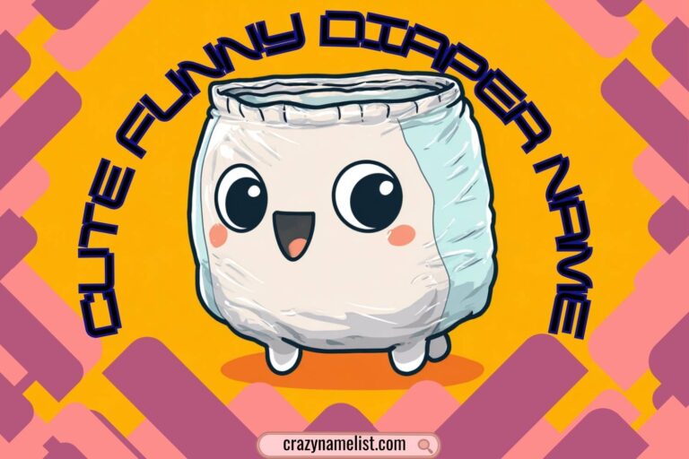 cute funny diaper name