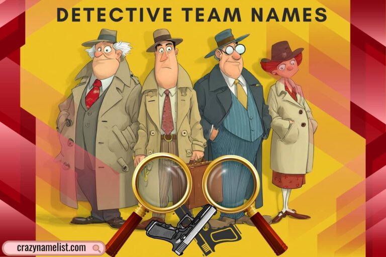 detective team names