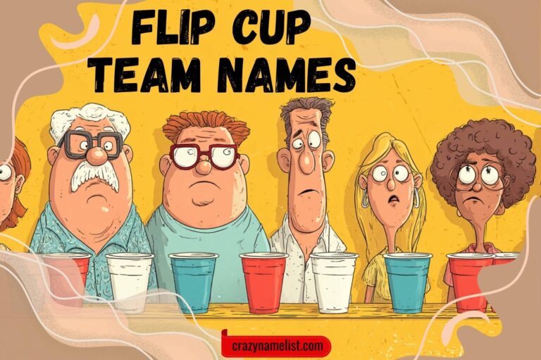 flip cup team names