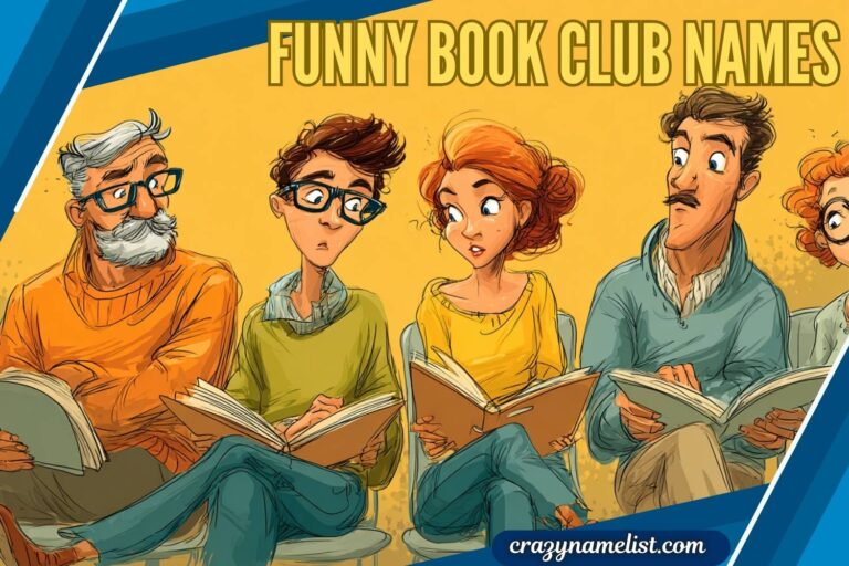 funny book club names