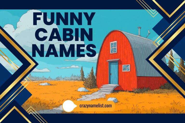 funny cabin names