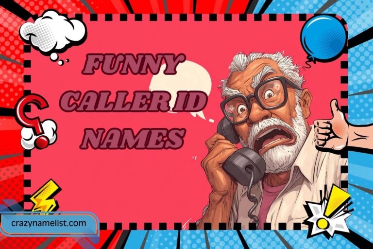 funny caller id names