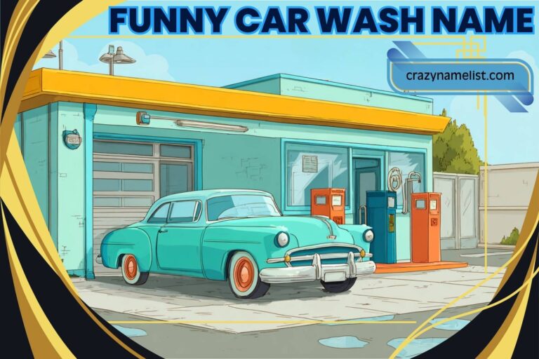 funny car wash name