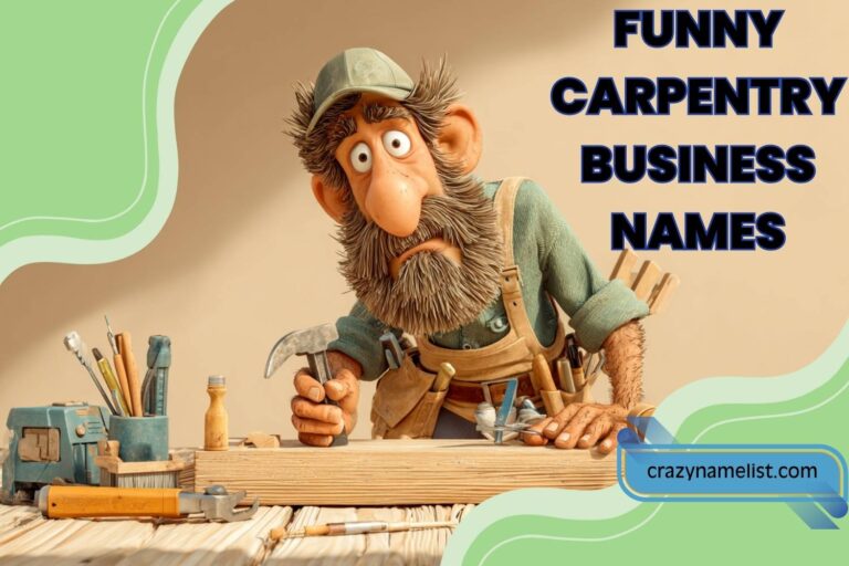 funny carpentry business names