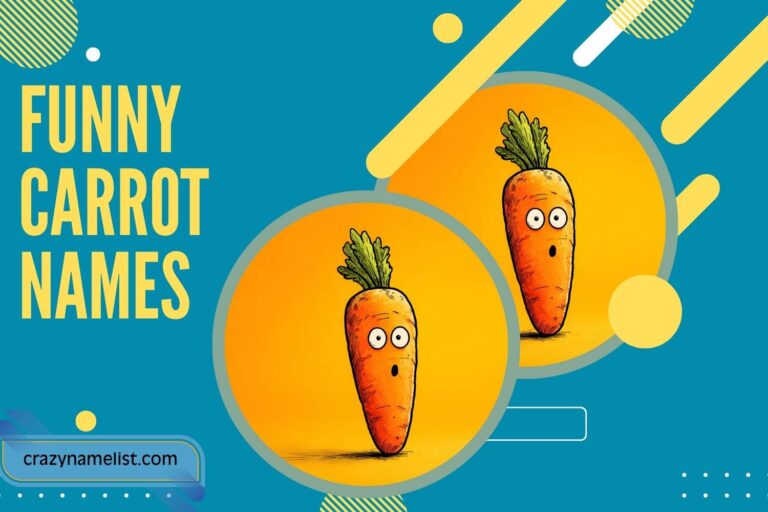 funny carrot names