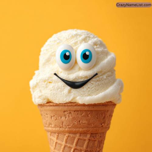 Classic Ice Cream Names with a Funny Twist