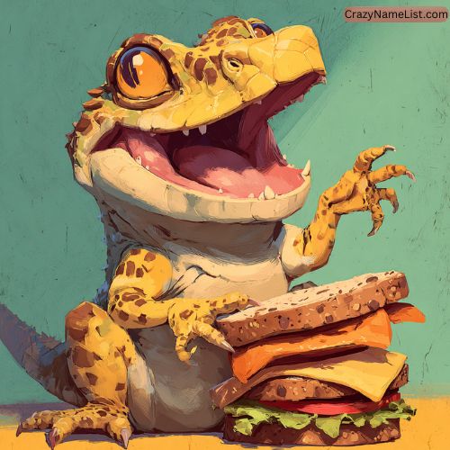 Food-Inspired Lizard Names