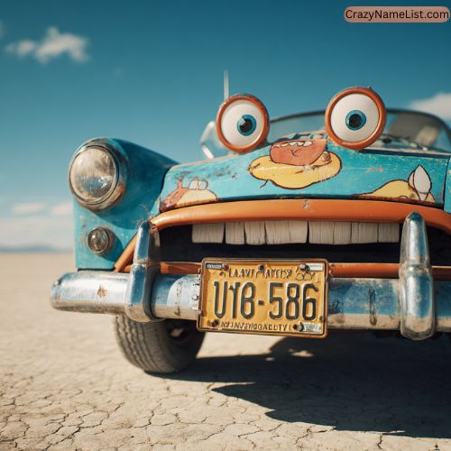 Funny Car-Themed License Plates