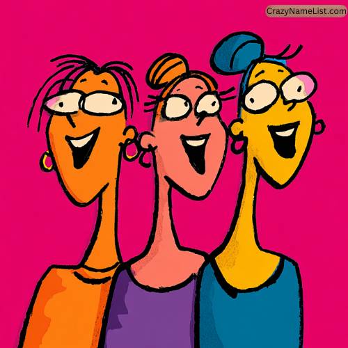 Funny Names for 3 Girl Friends