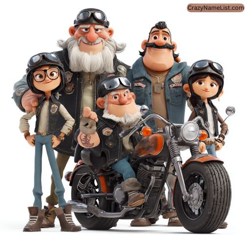Lighthearted Biker Crew Names