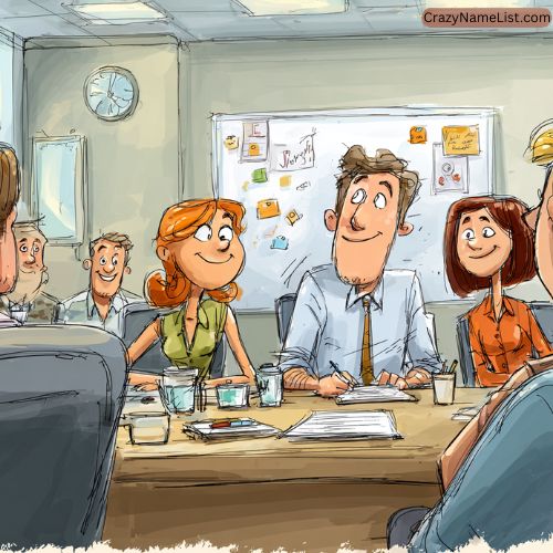 Office-Themed Funny Meeting Names