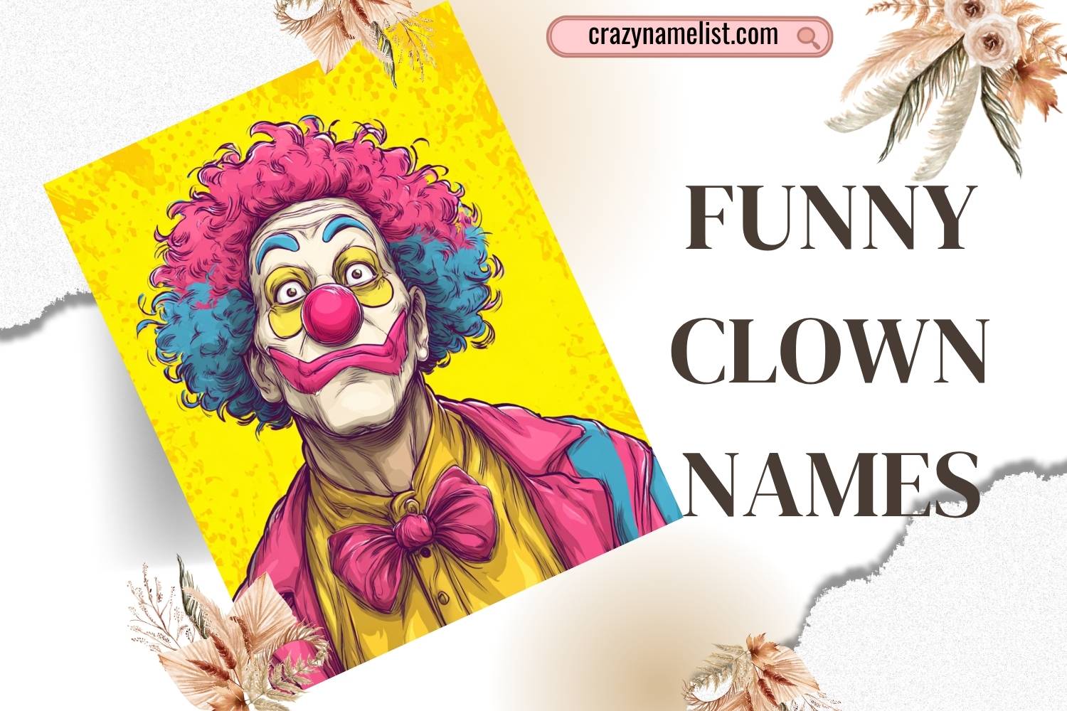 funny clown names