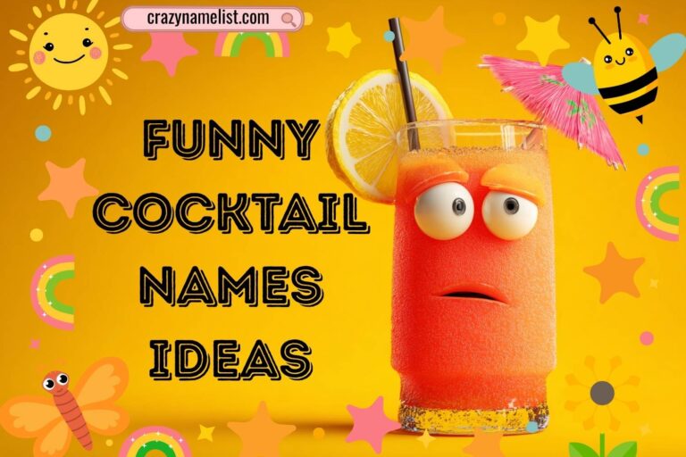 funny cocktail name ideas