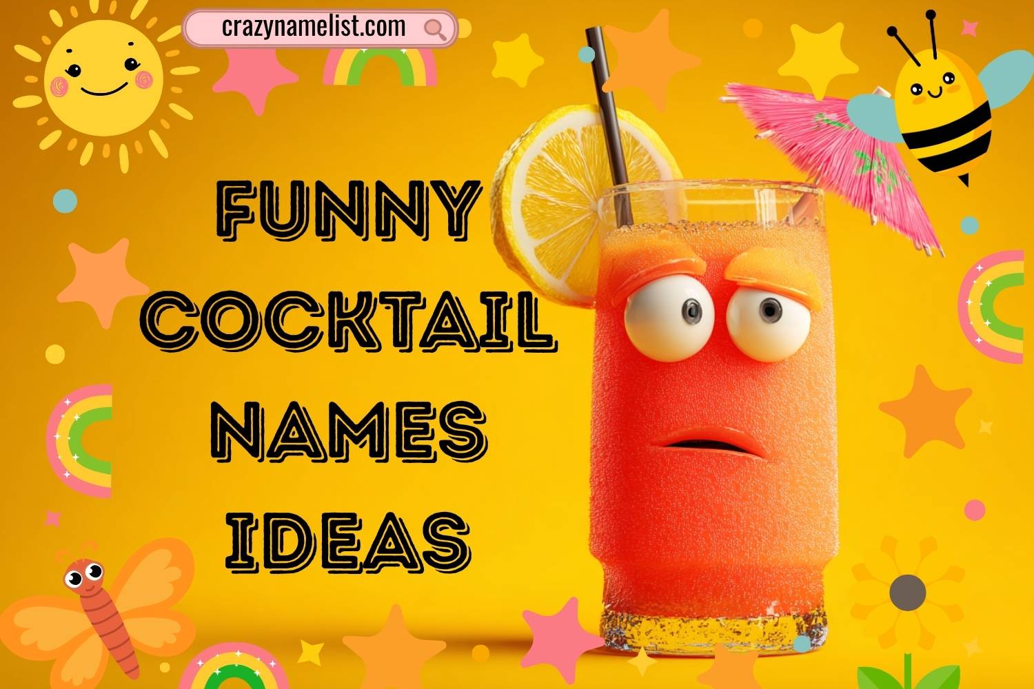 funny cocktail name ideas