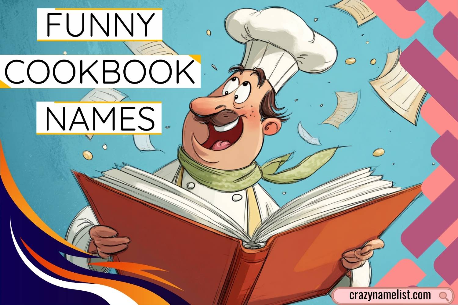 405+ Funny Cookbook Names: Clever, Punny & Creative Title Ideas for ...