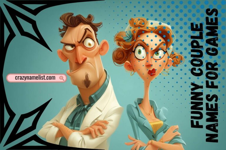 funny couple names for games