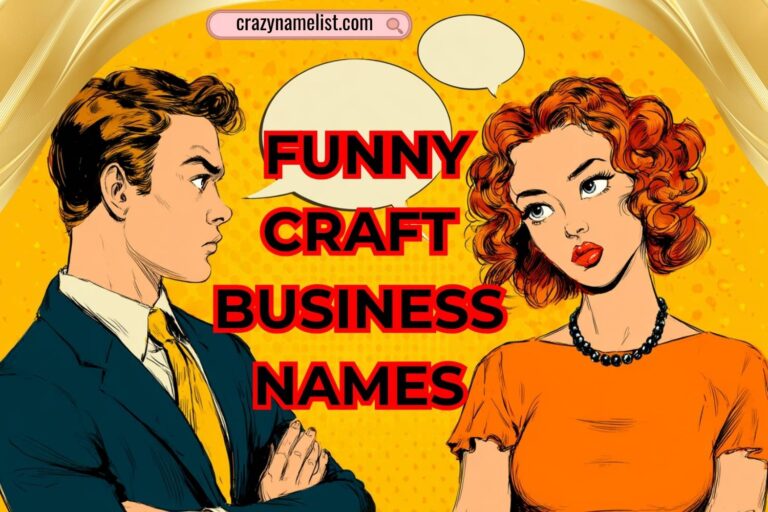 funny craft business names