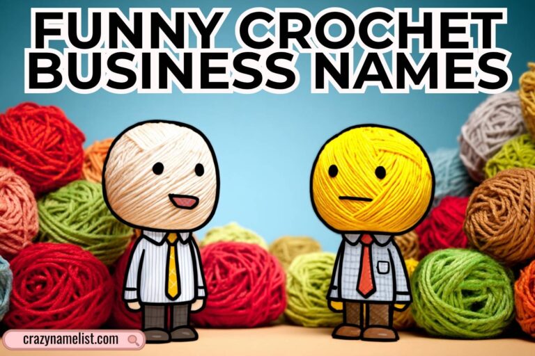 funny crochet business names