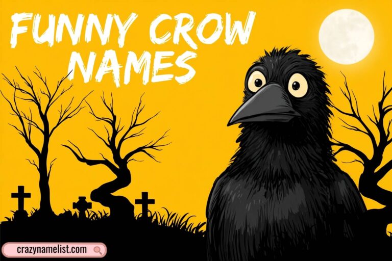 funny crow names