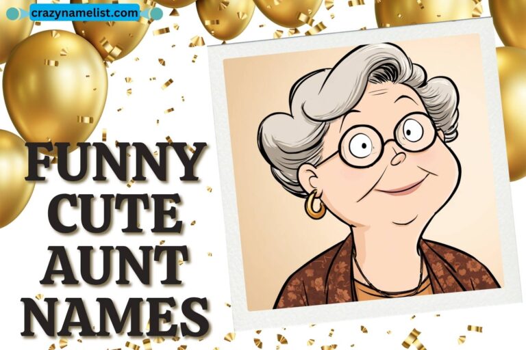 funny cute aunt names