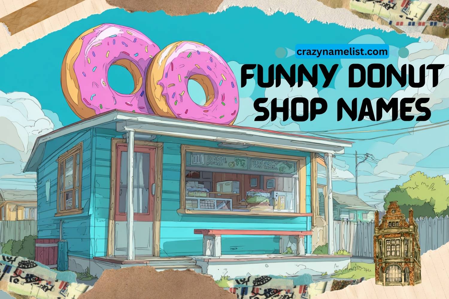 funny donut shop names