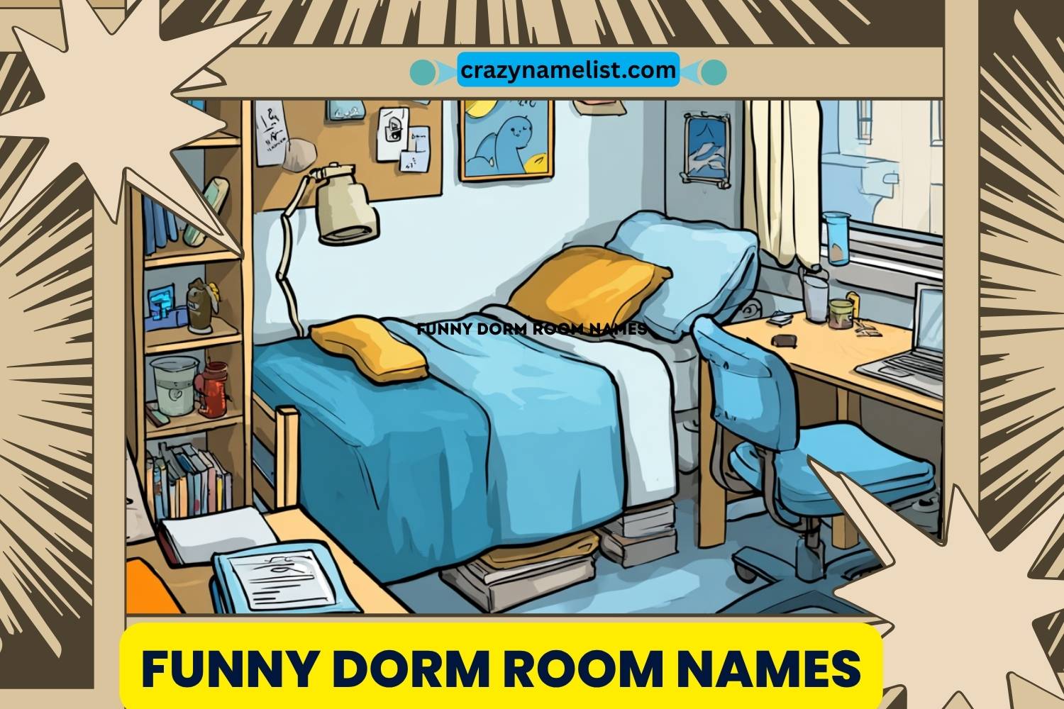 funny dorm room names
