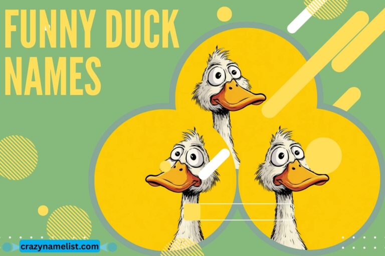 funny duck names