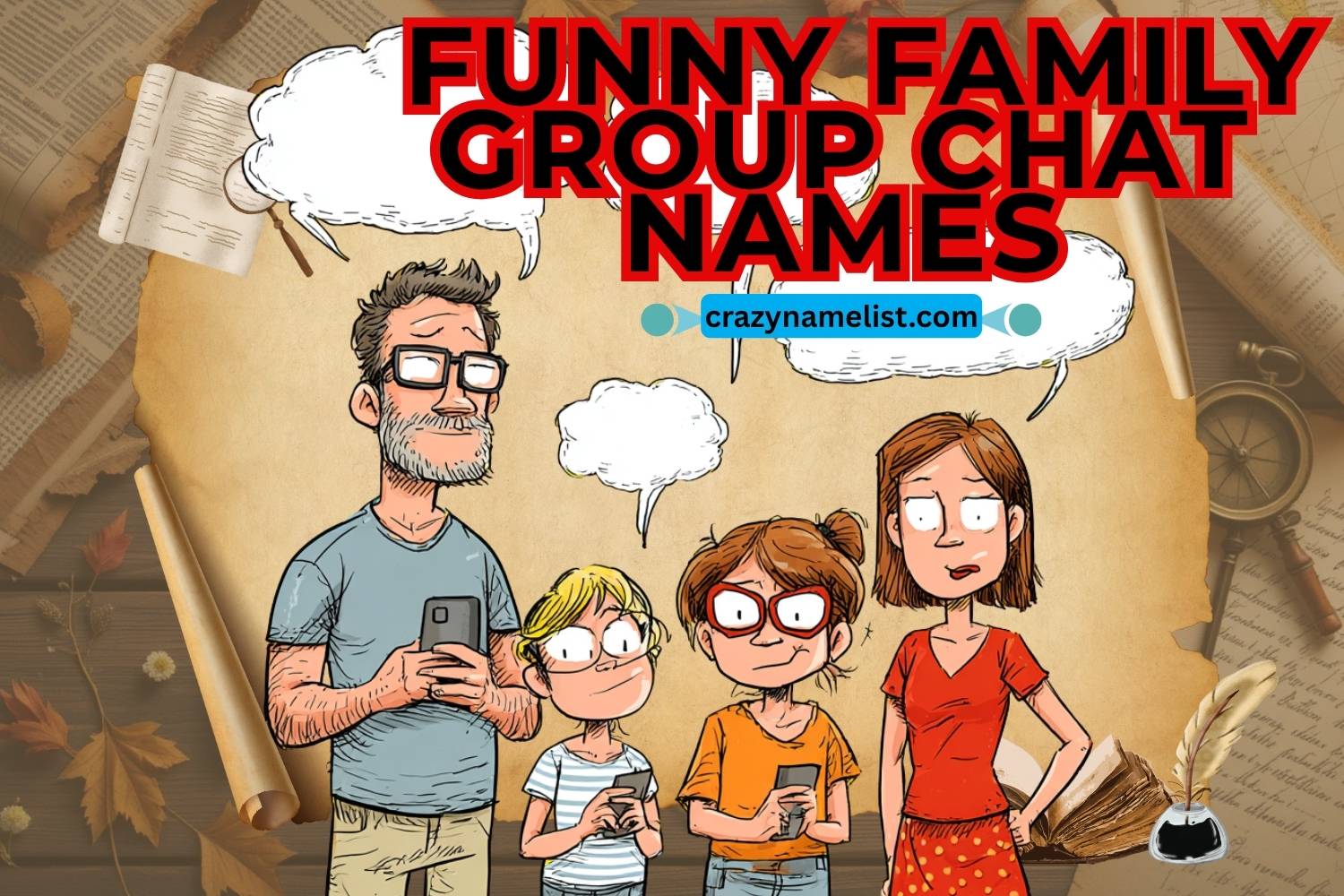 funny family group chat names