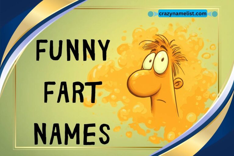 funny fart names