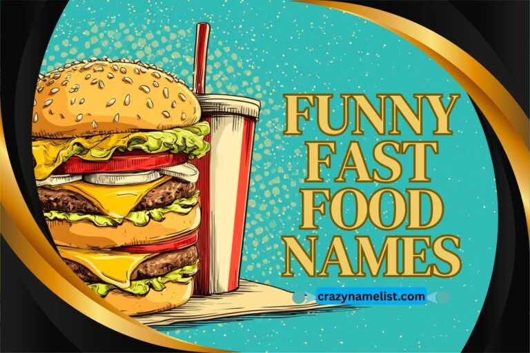 funny fast food names