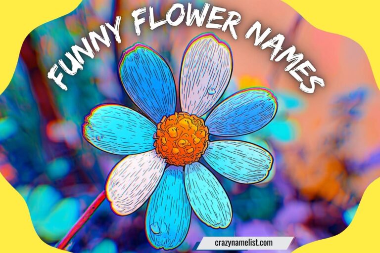 funny flower names