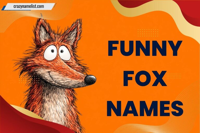 funny fox names