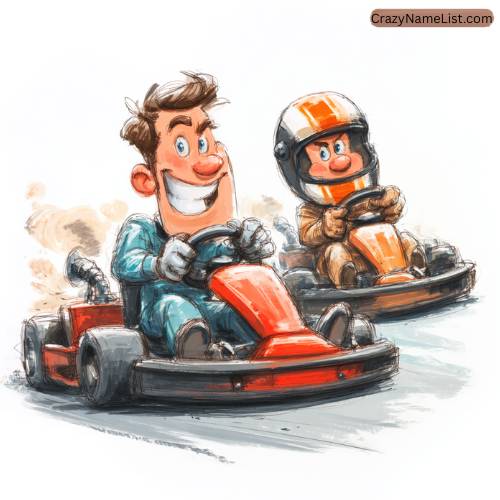 funny go kart racing names