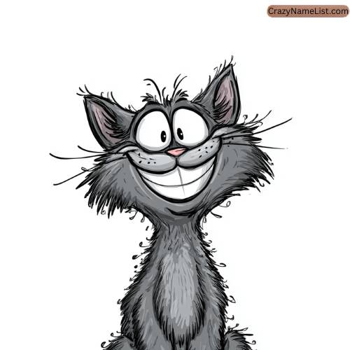 funny gray cat names