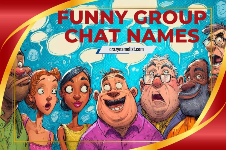 funny group chat names