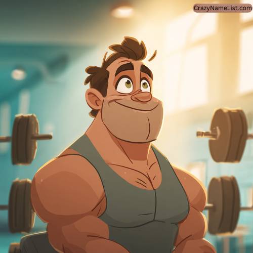 funny gym story names