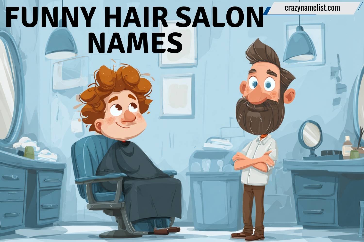 funny hair salon names