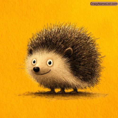 funny hedgehog names