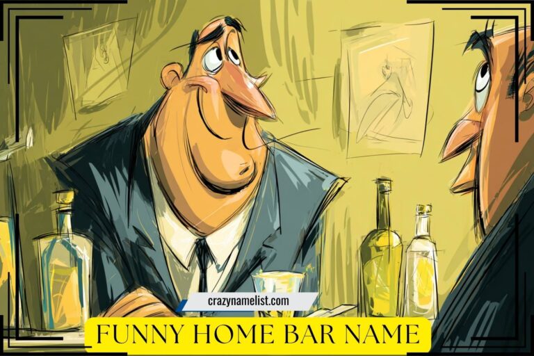 funny home bar name