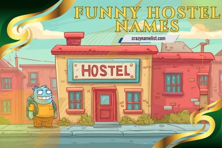 funny hostel names