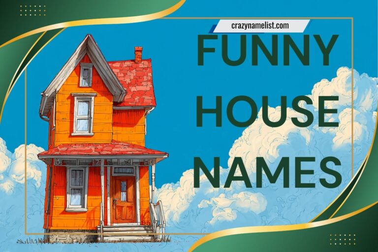 funny house names
