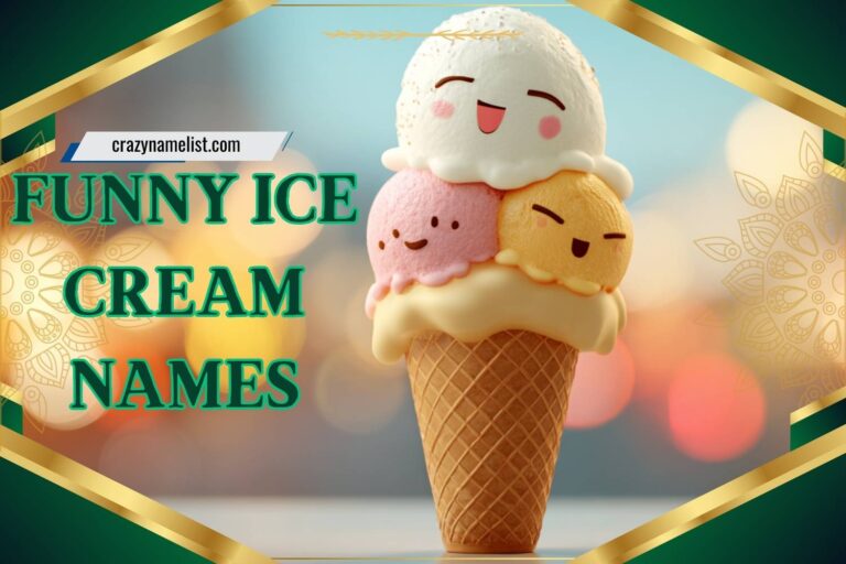 funny ice cream names