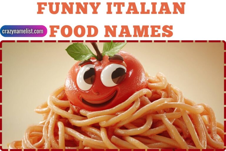 funny italian food names