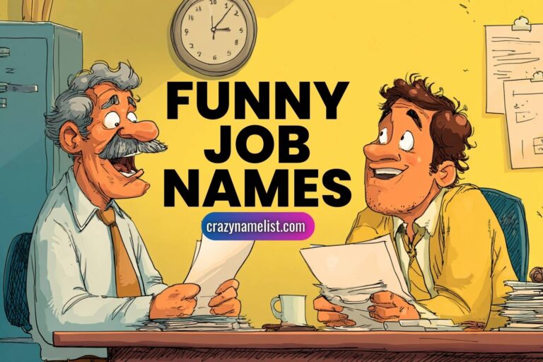 funny job names